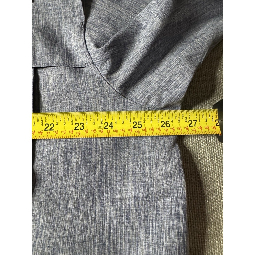 Magellan Fish Gear Shirt Mens XL Blue Fishing Button Up Vented Moisture Wicking - Picture 10 of 16